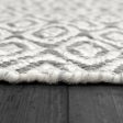 Dynamic Rugs Allegra 2987 Grey Ivory Denim   Modern Handmade Rug Supply