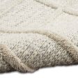 Calvin Klein CK045 Impressions IMP01 Ivory Contemporary Hand Tufted Rug Discount