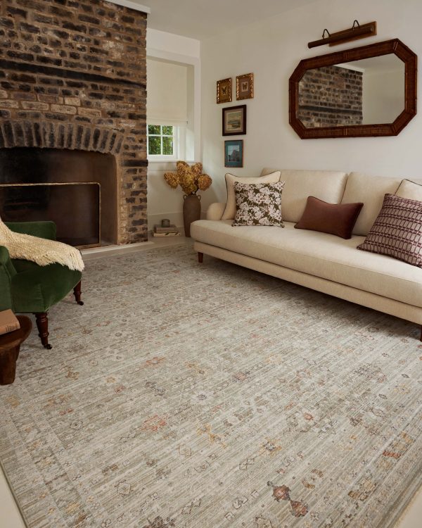 Chris Loves Julia x Loloi Ida IDA-04 Spa Multi Traditional Power Loomed Rug Hot on Sale