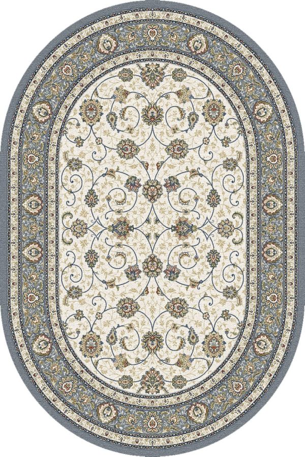 Dynamic Rugs Ancient Garden 57120 Beige Light Blue  Traditional Machine-Made Rug Supply