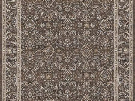 Dynamic Rugs Ancient Garden 57276 Dark Brown Beige Blue  Traditional Machine-Made Rug For Cheap