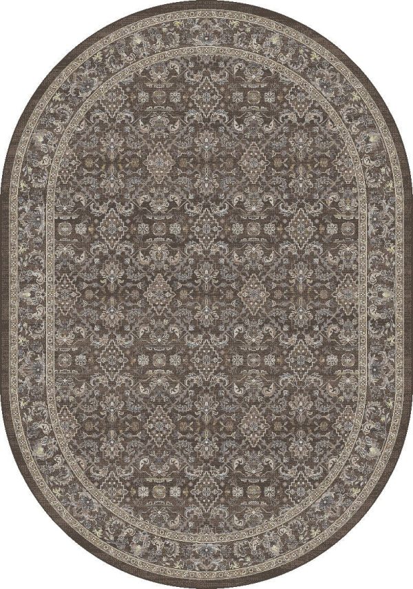 Dynamic Rugs Ancient Garden 57276 Dark Brown Beige Blue  Traditional Machine-Made Rug For Cheap