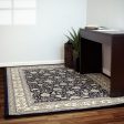 Dynamic Rugs Ancient Garden 57120 Navy  Traditional Machine-Made Rug For Cheap