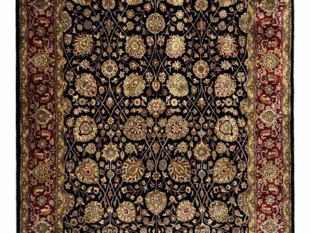 Artisan Zorina  Black Red Traditional Tufted Rug Online