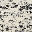 Calvin Klein CK042 Billows BIL01 Ivory Black Contemporary Hand Knotted Rug For Discount