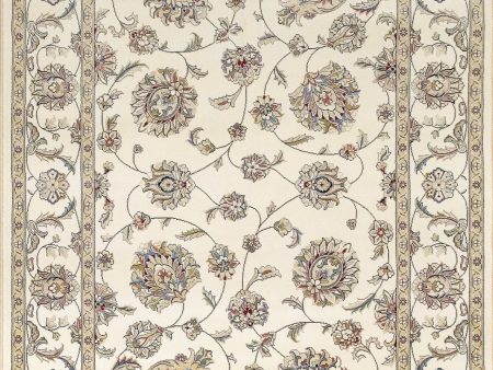 Dynamic Rugs Ancient Garden 57365 Ivory Ivory  Traditional Machine-Made Rug Online Hot Sale