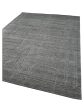 Artisan Harmony  Grey Grey Contemporary Knotted Rug For Sale