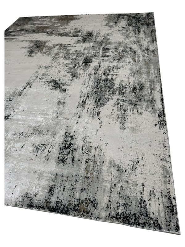 Artisan Venetian  Lt.Grey  Contemporary Machinemade Rug For Cheap