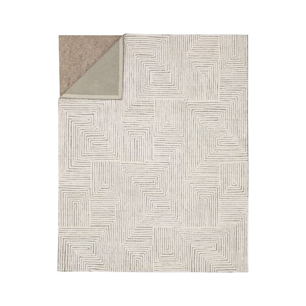 Drew & Jonathan Sirocco By Drew & Jonathan Home R1103 BlackWhite Transitional Hand Woven Rug Fashion