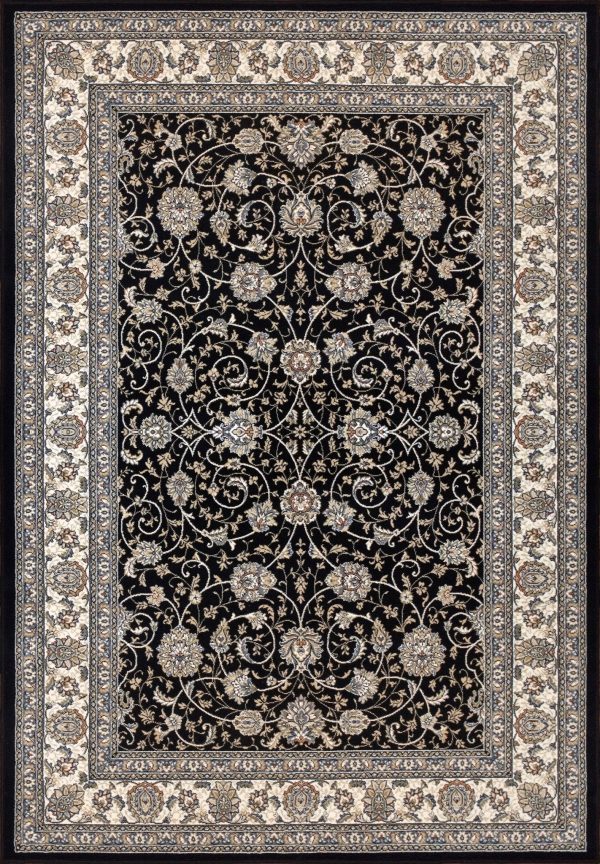 Dynamic Rugs Ancient Garden 57120 Blue Ivory  Traditional Machine-Made Rug Sale