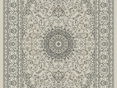 Dynamic Rugs Ancient Garden 57119 Soft Grey Cream  Traditional Machine-Made Rug Fashion