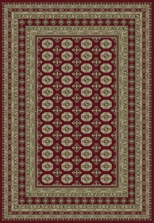 Dynamic Rugs Ancient Garden 57102 Red Beige  Traditional Machine-Made Rug Sale