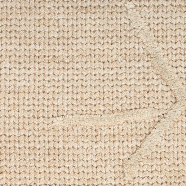 Calvin Klein CK044 Wander WND01 Natural Contemporary Hand Woven Rug For Cheap