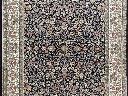 Dynamic Rugs Ancient Garden 57078 Blue Ivory  Traditional Machine-Made Rug Fashion