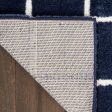 DKNY West End Ave WTE01 Navy Ivory Contemporary Loom-woven Rug Cheap