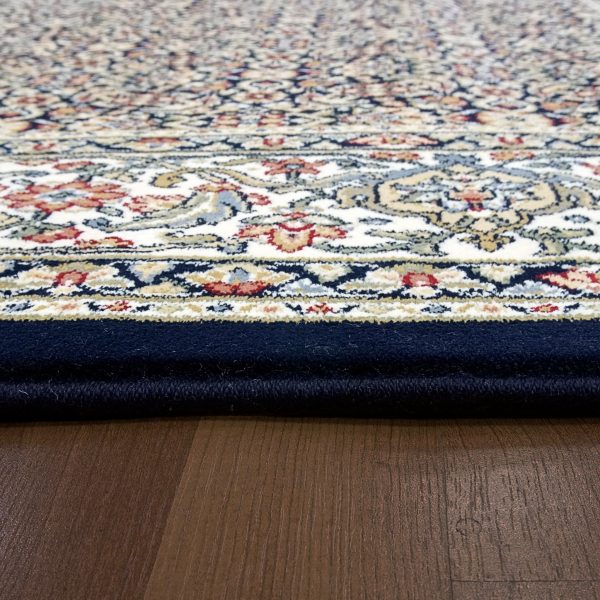 Dynamic Rugs Ancient Garden 57011 Navy  Traditional Machine-Made Rug Online Sale