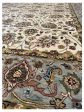 Artisan Zorina  Ivory Lt.Blue Traditional Tufted Rug Sale