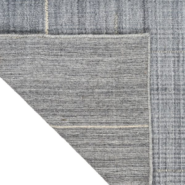 Calvin Klein CK041 Architectura ACT01 Denim Contemporary Hand Woven Rug Cheap