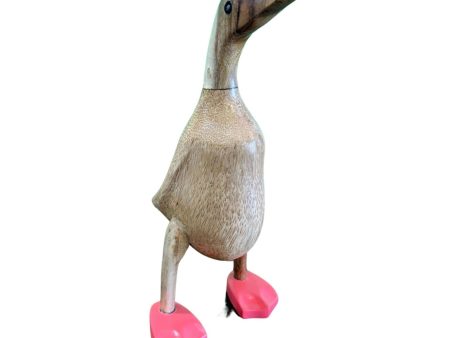 Eclectic Home Accent Wooden Duck XS Dishy Coral  Decor Furniture For Discount