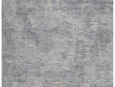 Artisan Mary Ivory Grey Contemporary Knotted Rug Fashion