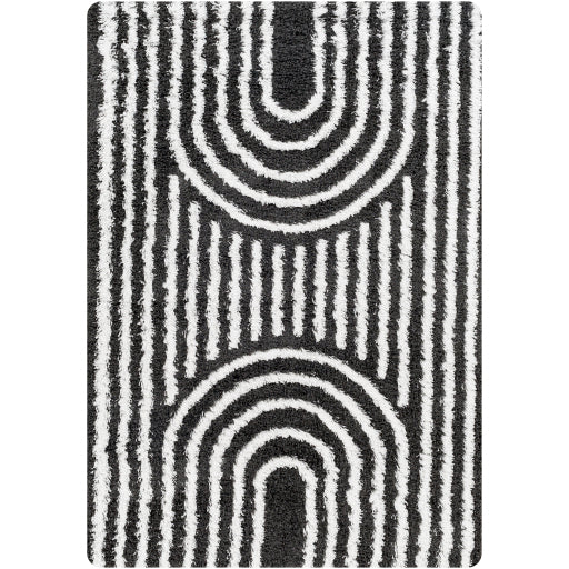 Surya Urban Shag USG-2318 Black Global Machine Woven Rug Supply