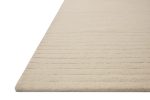 Chris Loves Julia x Loloi Henry HEY-01 Ivory Dove Contemporary Hand Tufted Rug Online Hot Sale