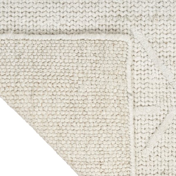 Calvin Klein CK044 Wander WND01 Ivory Grey Contemporary Hand Woven Rug Online now