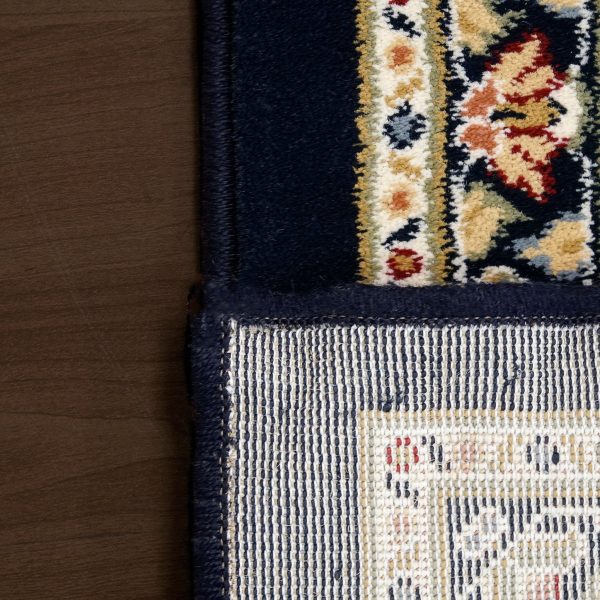 Dynamic Rugs Ancient Garden 57011 Navy  Traditional Machine-Made Rug Online Sale