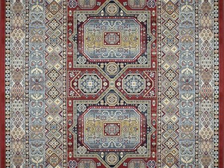 Dynamic Rugs Ancient Garden 57147 Red  Traditional Machine-Made Rug on Sale