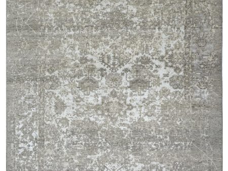 Artisan Nova  Beige  Transitional Knotted Rug For Sale