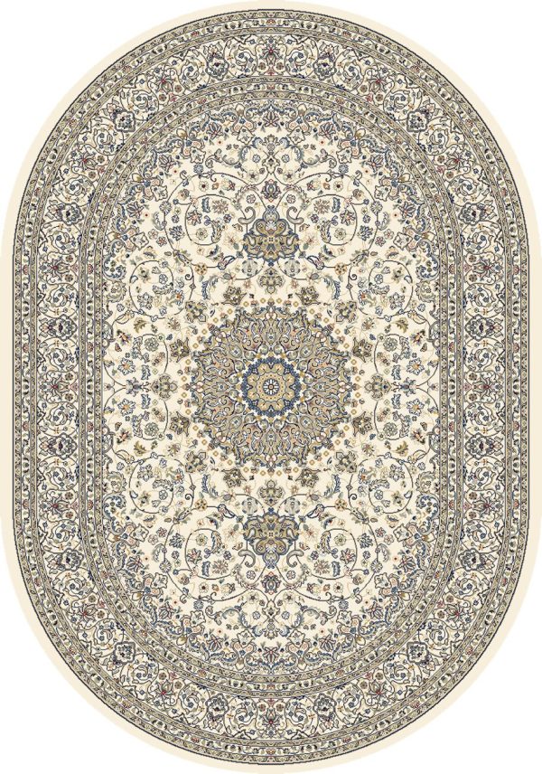 Dynamic Rugs Ancient Garden 57119 Ivory  Traditional Machine-Made Rug Cheap