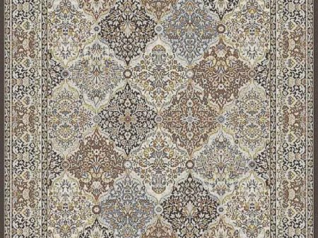 Dynamic Rugs Ancient Garden 57008 Brown Blue  Traditional Machine-Made Rug For Cheap