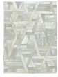 Artisan Olivia  White Ivory Modern Crafted Rug For Sale