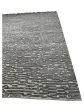 Artisan Harmony  Black  Dark Grey Contemporary Knotted Rug For Discount