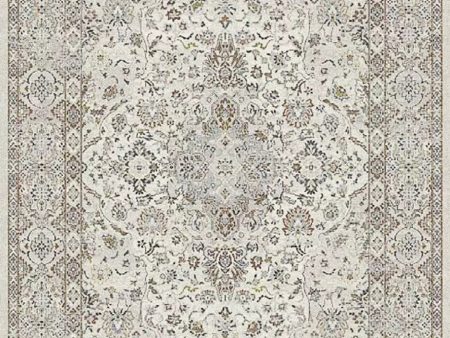 Dynamic Rugs Ancient Garden 57275 Cream Beige  Traditional Machine-Made Rug Hot on Sale