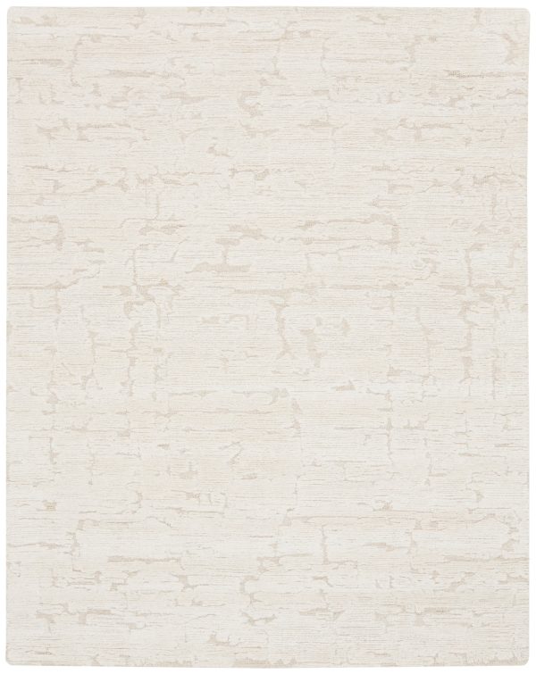 Calvin Klein CK009 Sculptural SCL01 Ivory Contemporary Hand Tufted Rug Supply