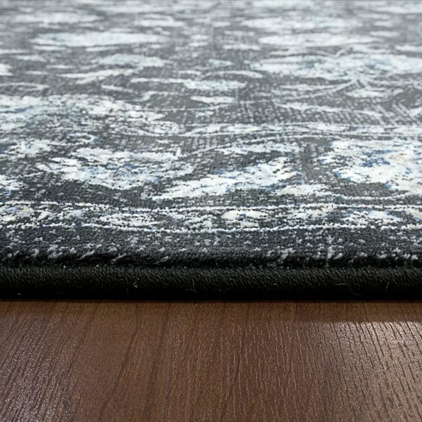 Dynamic Rugs Ancient Garden 57126 Charcoal Silver  Traditional Machine-Made Rug on Sale