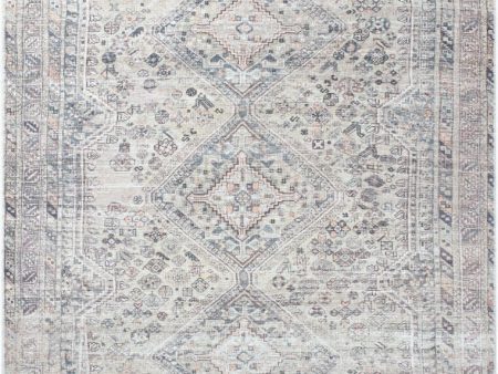 Vivir Eleni VVEL-2301 Light Beige Traditional Machine Woven Rug Hot on Sale