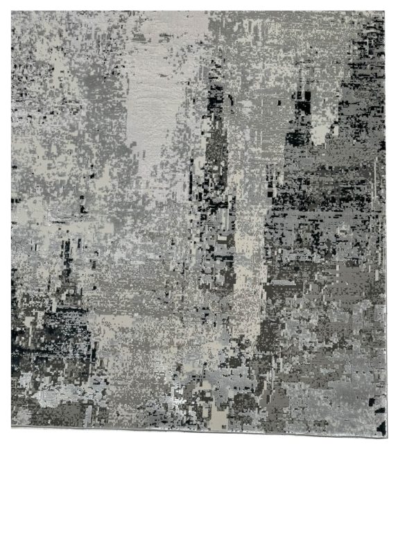 Artisan Venetian  Coken Lt.Grey Contemporary Machinemade Rug For Sale