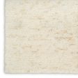 Calvin Klein CK042 Billows BIL01 Ivory Beige Contemporary Hand Knotted Rug Cheap