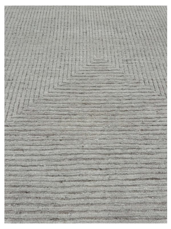 Artisan Harmony  Ivory Beige Contemporary Knotted Rug Supply