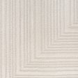 Calvin Klein CK024 Irradiant IRR02 Ivory Contemporary Power-Loomed Rug For Cheap