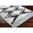 Surya Urban Shag USG-2329 Black Global Machine Woven Rug Sale