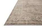 Chris Loves Julia x Loloi Ida IDA-01 Taupe Multi Traditional Power Loomed Rug For Cheap