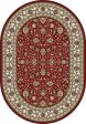 Dynamic Rugs Ancient Garden 57120 Red Ivory  Traditional Machine-Made Rug Discount