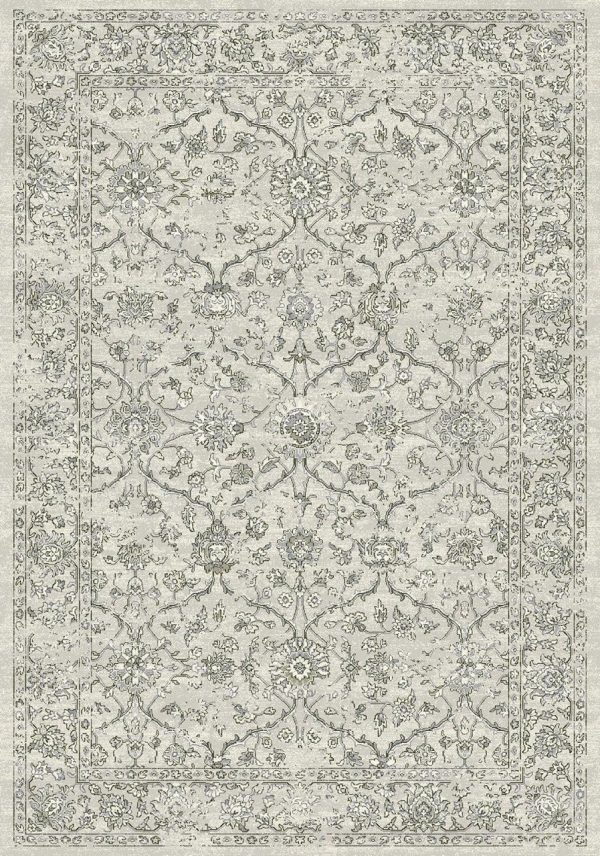 Dynamic Rugs Ancient Garden 57136 Silver Grey  Traditional Machine-Made Rug on Sale