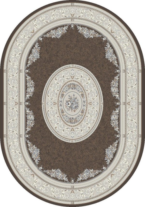 Dynamic Rugs Ancient Garden 57226 Brown Cream  Traditional Machine-Made Rug Online