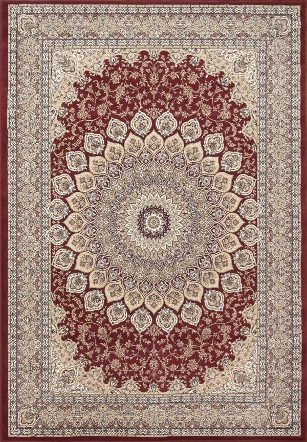 Dynamic Rugs Ancient Garden 57090 Red  Traditional Machine-Made Rug Supply