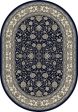 Dynamic Rugs Ancient Garden 57120 Blue Ivory  Traditional Machine-Made Rug Sale