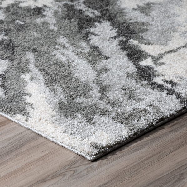 Dalyn Rugs Rocco RC3 Silver Shag Shag Rug For Cheap